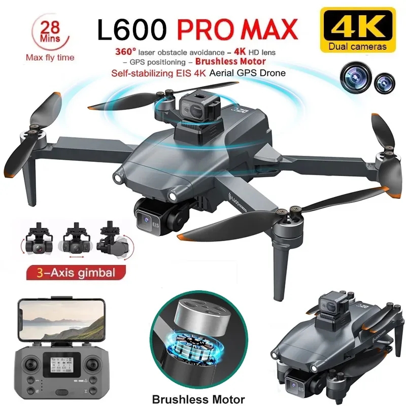 Drone Kit Professional - L600 PRO MAX GPS Drone Professional